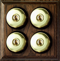 SB402 - Four gang Standen 2 way light switch