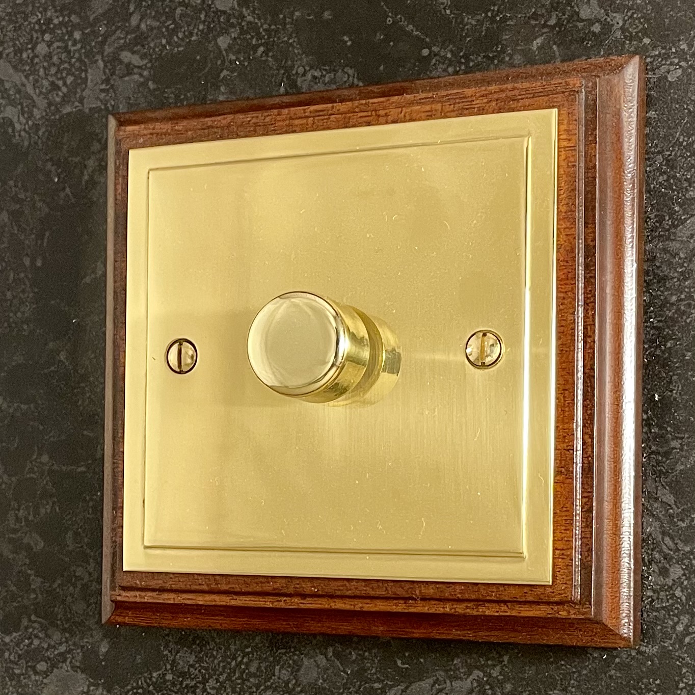 VSPD01-  Victorian Stepped Plate Dimmer Switch 2 Way