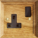 SE13 - Heritage single 13A switched socket